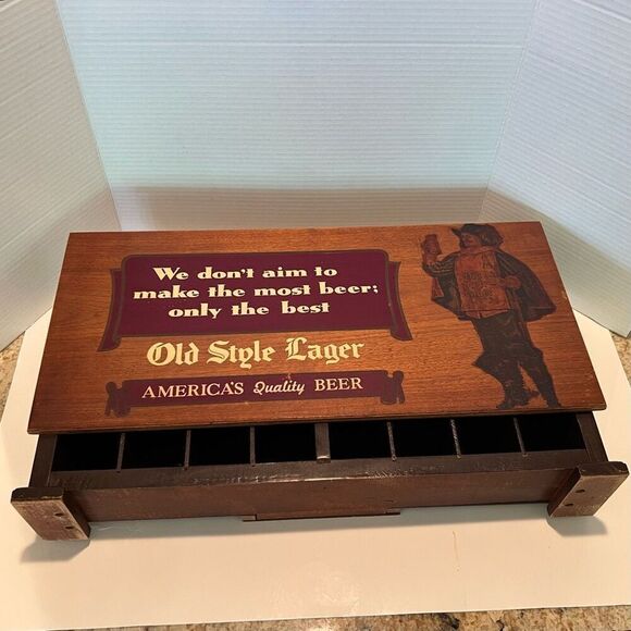 HEILEMAN'S OLD STYLE LAGER CIGARETTE DISPENSER 1940S - Picture 4 of 16